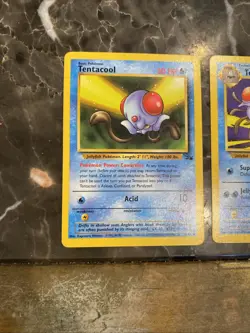 Pokemon Vintage Tentacool 56/62 & Tentacruel 44/62 Fossil Set - Lot of 2 - Image 4