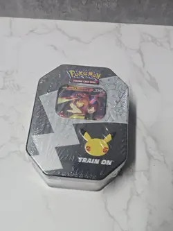 Pokemon TCG 25th Anniversary Celebrations Tin Lance's Charizard V - SEALED 820650809880 - Image 1