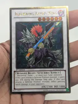 Blackwing Armed Wing PGLD-EN078 Gold Rare 1st LP - Image 2