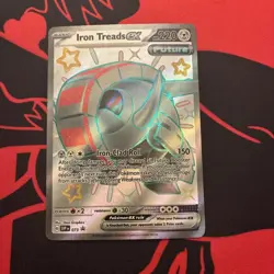 Iron Treads EX Full Art Black Star Promo SVP073 Pokemon TCG Paldean Fates - Image 1