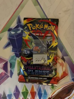 Heavy! 22.64g Pokemon TCG ME Phantasmal Flames Pack Sealed! - Image 2