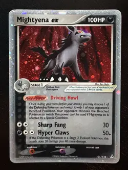 MIGHTYENA EX 101/110 EX HOLON PHANTOMS LP POKEMON - Image 1