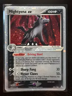 MIGHTYENA EX 101/110 EX HOLON PHANTOMS LP POKEMON - Image 5
