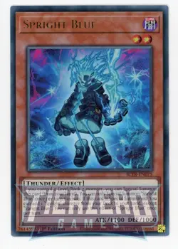 Yugioh BLTR-EN075 Spright Blue Ultra Rare 1st Edition NM/LP - Image 1