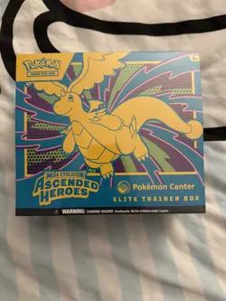 Pokemon TCG Ascended Hero’s Pokemon Center Etb New Sealed mint - Image 1
