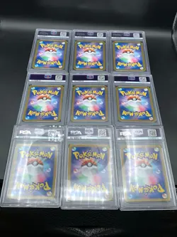 Pokemon PSA 10 Terastal Festival Eevee Evolution RR Complete Set Of 9 sv8a 2024 - Image 3