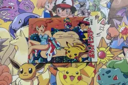 Pokemon Misty Charizard Vintage Pocket Monsters Vending HOLO Prism Sticker 98 - Image 3