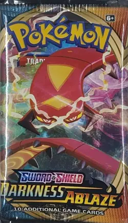 Pokemon Sword & Shield Darkness Ablaze Booster Pack Sleeved 820650808197 - Image 4