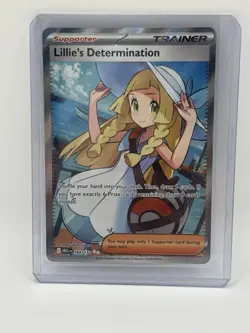 Pokemon Lillie’s Determination 169/132 Mega Evolution Ultra Rare NM - Image 1