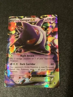 Pokemon TCG X And Y Phantom Forces 2014 Holo Gengar Ex 34/119 - Image 1