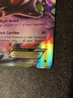 Pokemon TCG X And Y Phantom Forces 2014 Holo Gengar Ex 34/119 - Image 3