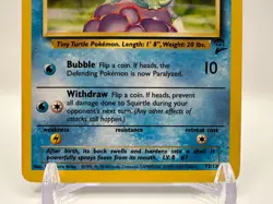 Pokemon 1999 WOTC Base Set 2 - Squirtle - 93/130 - Common - Base Set 2 - NM/LP - Image 3