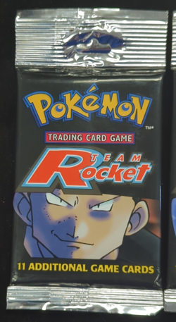 HEAVY Pokemon Team Rocket Rack Pack Foil Packs Set (4) 1999-2000 20.8 Grams ea. - Image 2