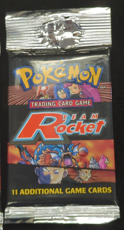 HEAVY Pokemon Team Rocket Rack Pack Foil Packs Set (4) 1999-2000 20.8 Grams ea. - Image 5