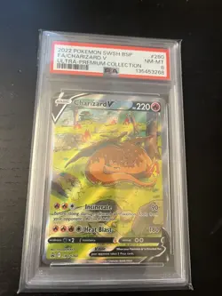 2022 Pokemon Charizard V Ultra Premium Collection PSA 8 SWSH260 - Image 1
