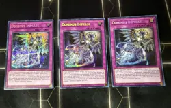 3x Dominus Impulse - YuGiOh! MP25-EN116 Prismatic Secret Rare NM - Playset - Image 2
