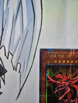 Slifer the Sky Dragon LC01-EN002 Quarter Century Secret Rare 1st Edition NM - Image 2