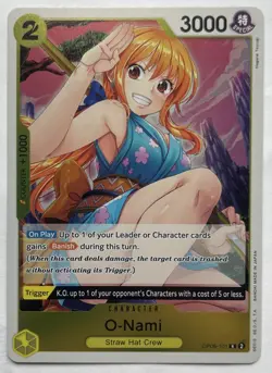One Piece TCG - O-Nami OP06-101 Rare Foil English NEAR MINT 2024 OP06 - Image 1