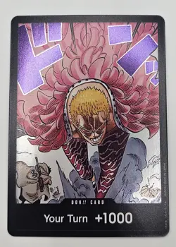 Bandai One Piece CCG Donquixote Doflamingo Don!! Foil Card Standard - Image 1