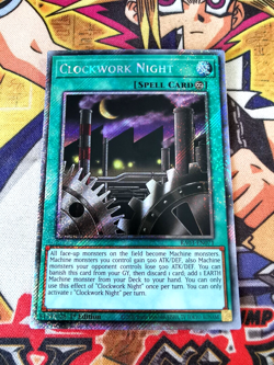 Clockwork Night ra03-en071 (NM+) Platinum-Secret Rare Yu-Gi-Oh! - Image 1