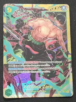 Roronoa Zoro (Promo) OP06-118 SEC - One Piece TCG English - Image 1