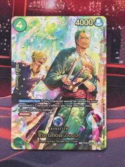 One Piece Roronoa Zoro PRB02-006 (SP) The Azure Sea's Seven (OP14) English - Image 1