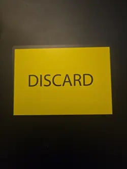 Discard: Error Card (Lorcana) Disney Lorcana Into the Inklands Yellow - Image 1
