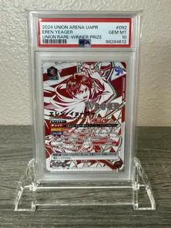 PSA 10 Eren Yeager Promo Rare Winner Prize Attack On Titan - Image 1