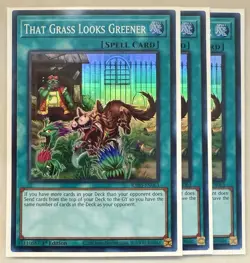 3x That Grass Looks Greener 1st Edition Super Rare RA03-EN063 Yu-Gi-Oh! - Image 1