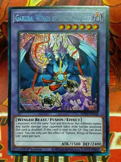 Yugioh Garura, Wings of Resonant Life Prismatic Secret MP23-EN148 1st NM - Image 1