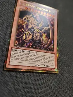 Yugioh Winged Dragon of Ra PGLD-EN031 Gold Rare 1st Edition NM-M - Image 2