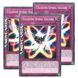 3x TACHYON SPIRAL GALAXY (Spirale Galattica Tachionica) Comune CHIM EN073 YUGIOH - Image 1