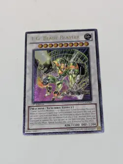 Yugioh - T.G. Blade Blaster EXVC-EN042 1st Edition Ultimate Rare MP - Image 1