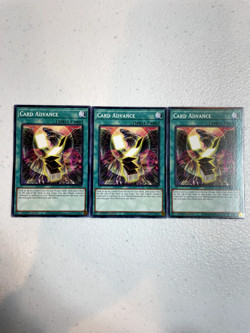 yugioh card advance common 3x egs1-en029 playset EGS1 - Image 1