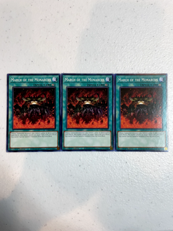 yugioh march of the monarchs common 3x egs1-en027 playset EGS1 - Image 1