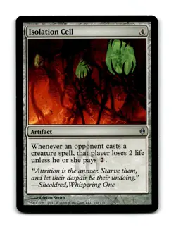 Isolation Cell 141 Uncommon New Phyrexia Magic: The Gathering Near Mint - Image 1