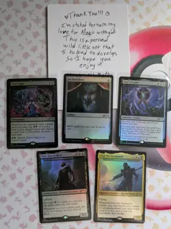 Mtg Secret Lair Post Malone Foil NM Note Included Opened No box - Image 1