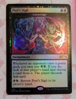 Mtg Secret Lair Post Malone Foil NM Note Included Opened No box - Image 4
