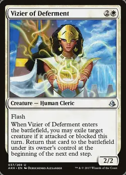 VIZIER OF DEFERMENT x4 mtg NM-M Amonkhet 4 Unc - Image 1