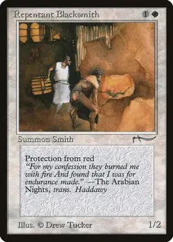 Repentant Blacksmith Arabian Nights LP MTG - Image 1