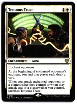 Tenuous Truce NM BLC Commander: Bloomburrow MTG - Image 1