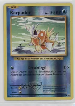 Magikarp German Reverse Foil Pokemon XY Evolutions 20th Anniversary #33 - Image 1