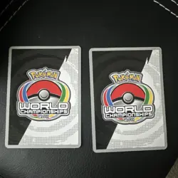 Pokemon Suicune & Entei LEGEND World Championships 2011 2x TCG Cards English - Image 4