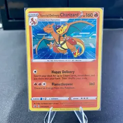 2020 Special Delivery Charizard Pokemon Center Exclusive Promo SWSH075 NM-Mint - Image 1