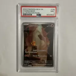 Pokemon TCG Charmander Scarlet & Violet 151 Card Illustration Rare PSA 9 - Image 1