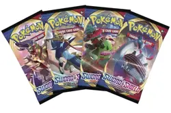 Pokemon TCG Sword and Shield Base Set Booster pack Lot of 40 - Factory Sealed - Image 1