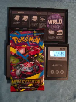 (HEAVY)🔥 22.45g Pokemon TCG Mega Evolution Booster Pack Factory Sealed✅ - Image 1