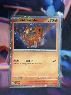 Charmander SVP EN 047 Holo Pokemon Scarlet & Violet Black Star Promo - Image 1