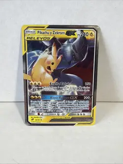 🔥RARE!🔥2019 Pokemon Pikachu & Zekrom GX Tag Team Sun & Moon 33/181 - Image 3
