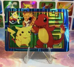 Pokemon Charizard Vintage Pocket Monsters Vending HOLO Prism Sticker 98 Nintendo - Image 1